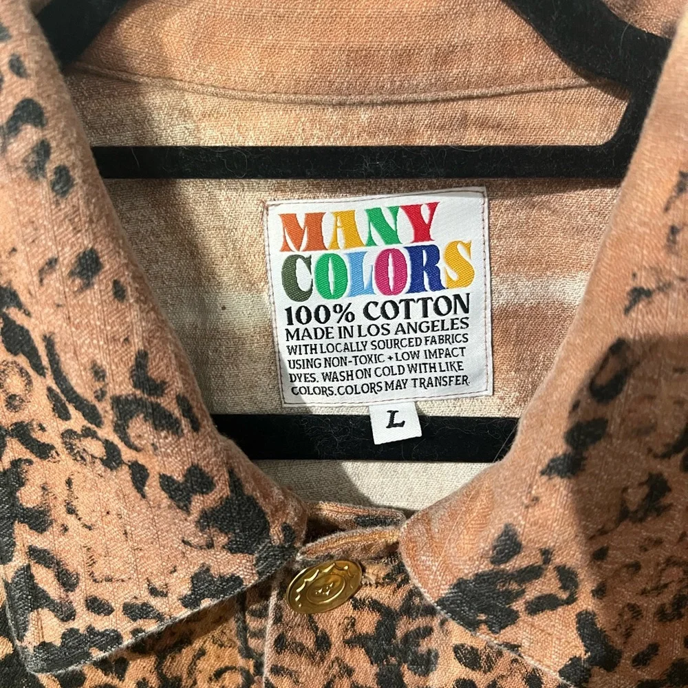 Big Bud Press Leopard Utility Jacket - Brown and Black - Picture 3 of 4